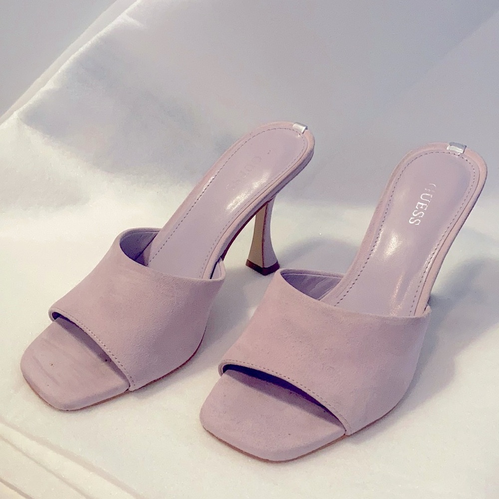 Purple Suede Heels
